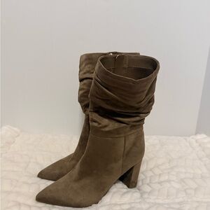 Brown Suede Women's Boots